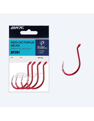 BKK Red Octopus Beak BrT Red Nº6/0