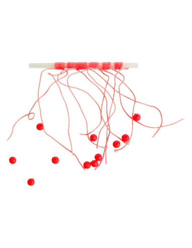 Ragot Sliding Stop Beads Red Tam. S