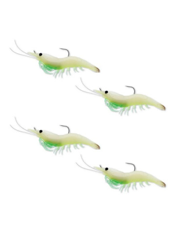 Live Target Shrimp 75mm Cor:Glow Shrimp