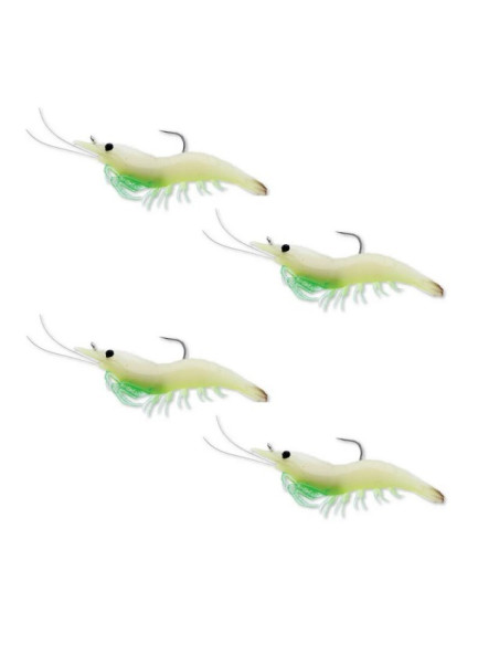 Live Target Shrimp 75mm Cor:Glow Shrimp
