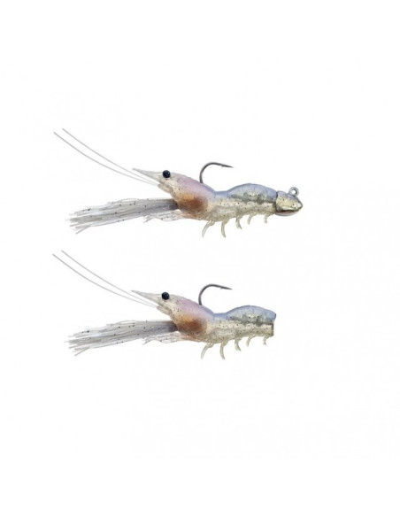 Live Target Shrimp 85mm 11gr Cor:White Shrimp