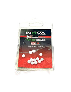 Inova Beads Pop Up Redonda Branca 6mm 10pcs