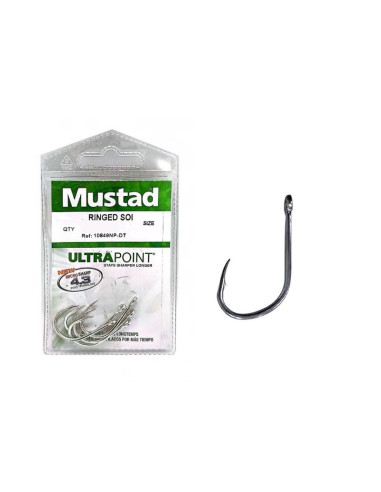 Mustad 10849NP-DT Ringed Soi Nº 6/0