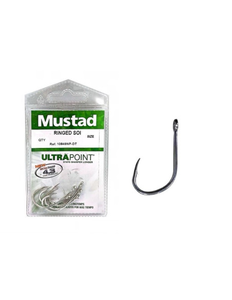 Mustad 10849NP-DT Ringed Soi Nº 6/0