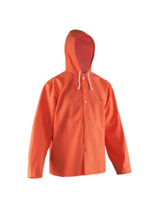 Grundéns Nordan 82 Hooded Jacket Orange Tam. L