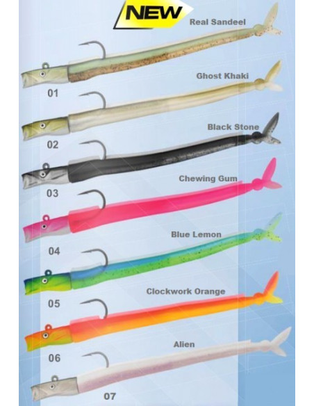 Seika Eel Attack Set Box 15cm Cor:04 Chewing Gum