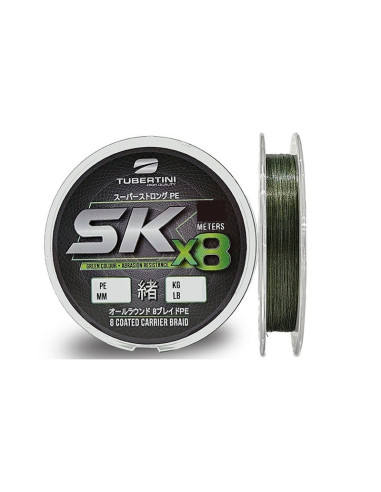 Tubertini SK X8 0.19mm 150m Dark Green