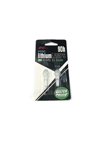 Mini Lithium Lamps Kali Kunnan 90H 2pcs Verde