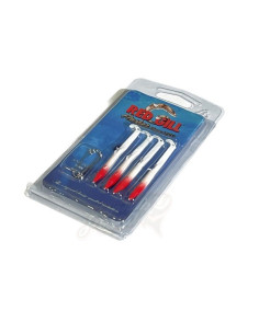 Red Gill 7cm Red White Cor:18 4pcs