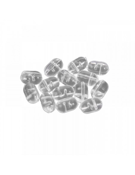 Vercelli Oval Cross Hole NºM 18pcs