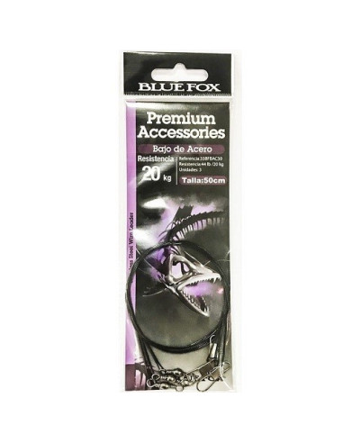 Bluefox Stainless Steel Wire Leader 70cm