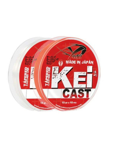 Yuki Kei Cast Clear 0.16-0.57mm 15mx10