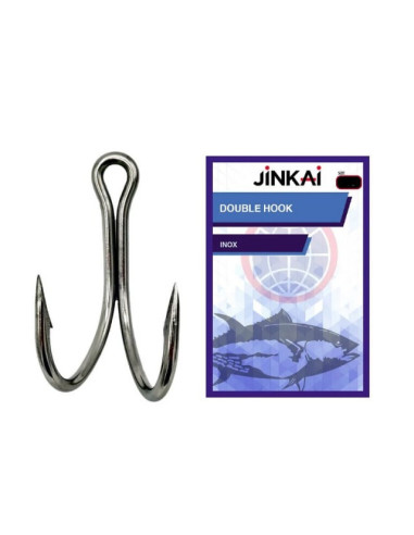Anzol Duplo Jinkai Inox Ultra Reforçado Nº2/0 1pc