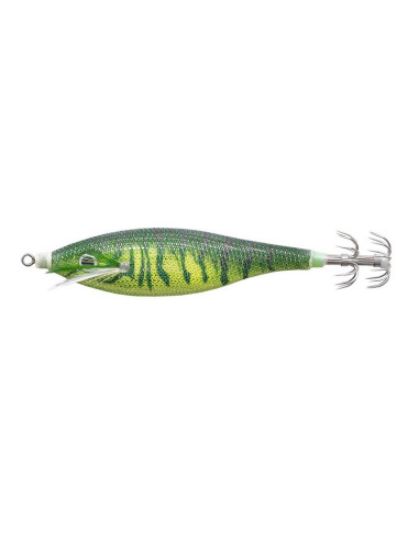 Cinnetic Squid Jig Tiger Glow 70mm 8-Acid Green