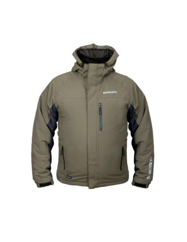 Shimano Rain Jacket Padded Tam. L Green