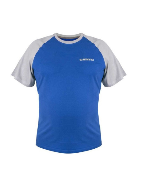 T-Shirt Shimano Short Sleeve Cor:Blue Tam. L