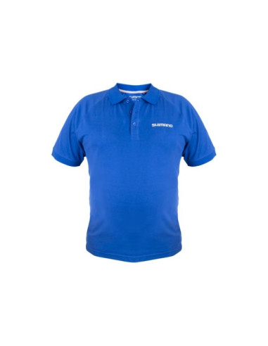 Polo Shimano Short Sleeve Cor:Blue Tam. L