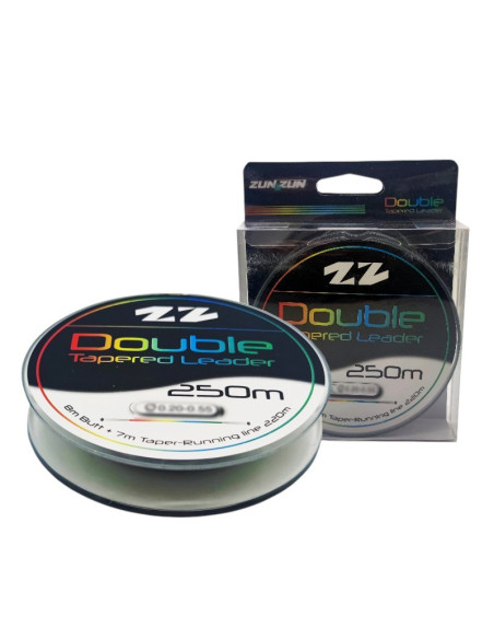 Zun Zun Double Tapered Leader 0.18-0.52mm 250m Multicolor