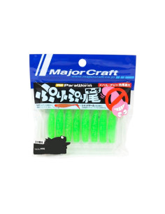 Major Craft Para Worm Plump Tail 1.5 Cor: #66 Clear Melon