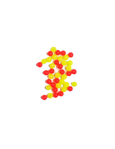 Quo Round Beads Bicolor 5mm 20pcs