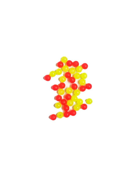 Quo Round Beads Bicolor 5mm 20pcs