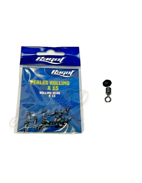 Ragot Rolling Bead Tam. S 15pcs