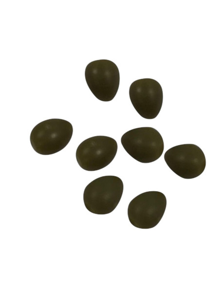 Ragot Black Oval Beads 1mm 10pcs