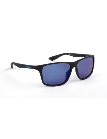 Oculos Shimano Technium Matte Black & Blue Mirror