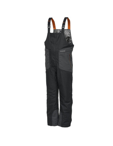 Savage Gear Heatlite Thermo Bib and Brace Tam. XL Black Ink/Grey