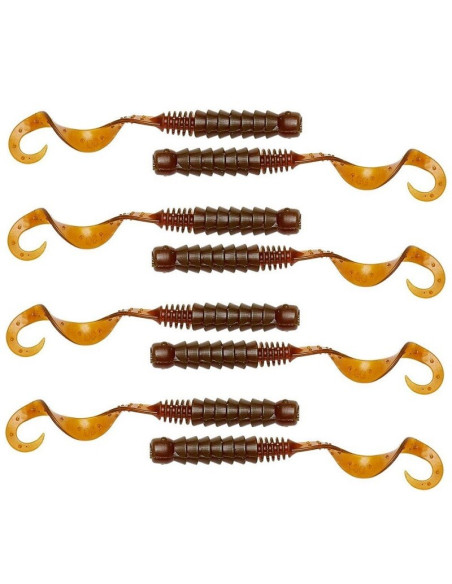 Savage Gear Pro Grub 6.5cm 2gr Cor: MOTOROIL 8pcs