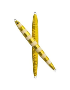 Palms Slow Blatt L Jig 199mm 230g Cor: MG-547 (Zebra Gold)