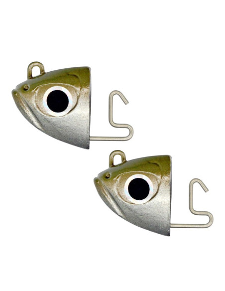 Cabeçote Fiiish Shore 20g Kaki/Silver