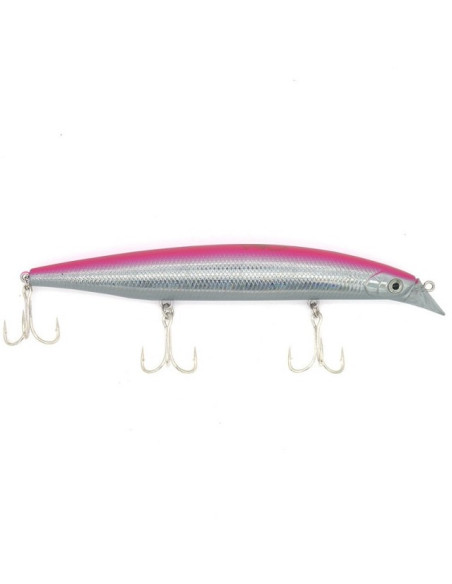 Spanish Lures Mesias 140F Cor: Shiner Rosicler