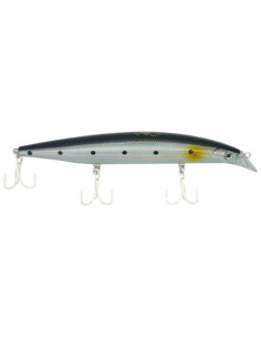 Spanish Lures Mesias 140F Cor: Black Sardine