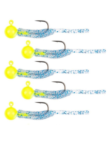 Hart R&S Micro Jig Tail 1.5gr+45mm 5pcs Cor:04