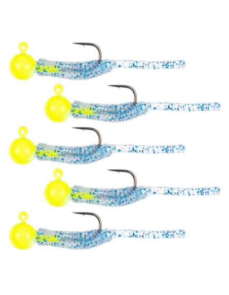 Hart R&S Micro Jig Tail 1.5gr+45mm 5pcs Cor:04