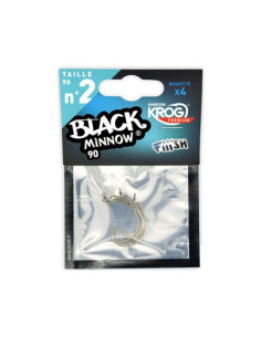Anzol Fiiish Krog Premium Black Minnow 90