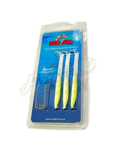 Red Gill 11.5cm Yellow White Cor:43 3pcs