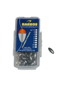Chumbo Furado Barros (oval) 1gr
