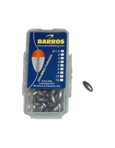 Chumbo Furado Barros (oval) 1gr