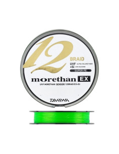 Daiwa Morethan EX 12 Braid 0.14mm 135m Lime Green
