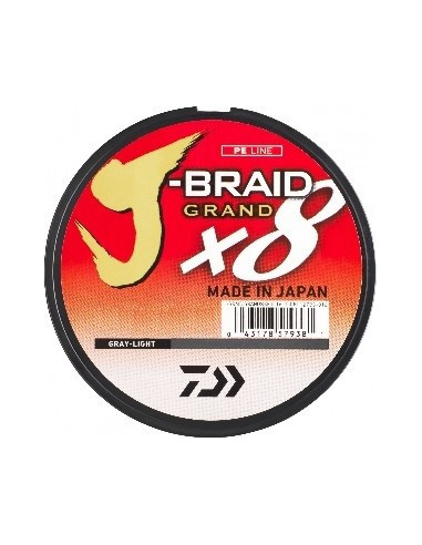 Daiwa J-Braid Grand x8 0.13mm 135m Gray Light