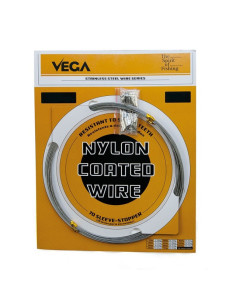 Cabo de Aço Revestido Vega 75Lbs 10m