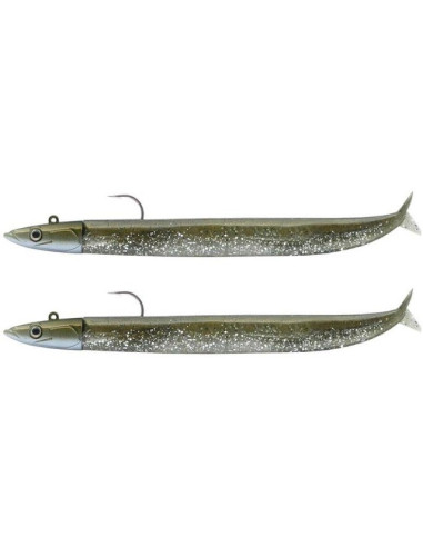 Double Combo Fiiish Crazy Sandeel 180mm 35g cor:Khaki Strike
