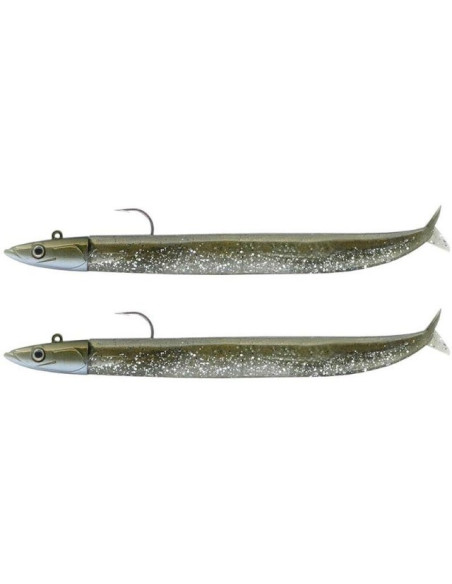Double Combo Fiiish Crazy Sandeel 180mm 35g cor:Khaki Strike