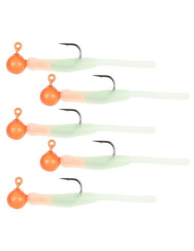 Hart R&S Micro Jig Tail 1.5gr+45mm 5pcs Cor:05