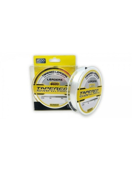 Asso Taper Shock Leader 0.23-0.57mm 10x15m